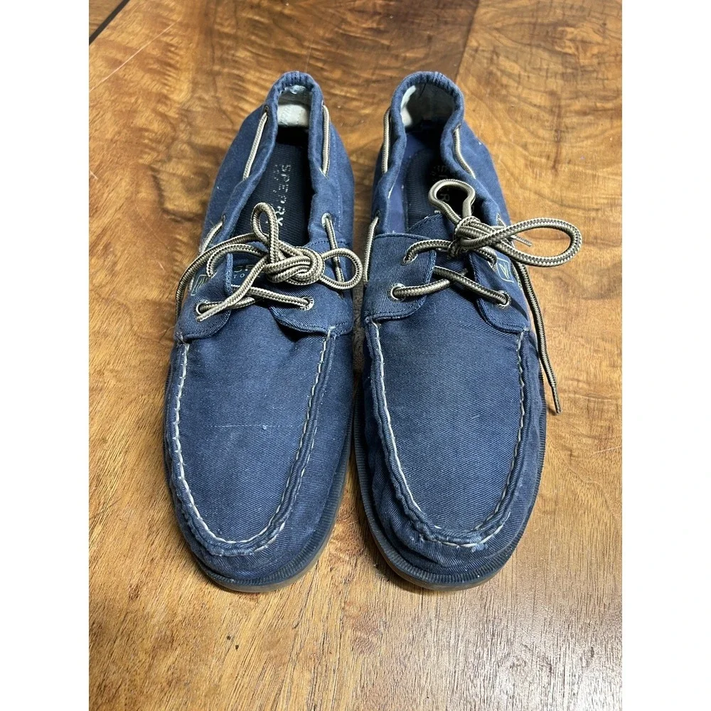 Sperry Top-Sider Shoes Men's 11.5 Navy Authentic Original 2-Eye Boat 1779040